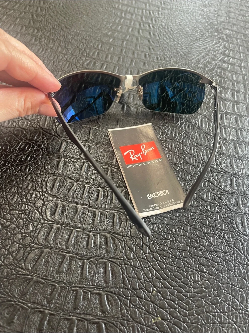 Ray Ban Black Men’s Sunglasses Polarized #RB3550